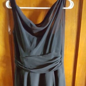 Black bridemaid dress